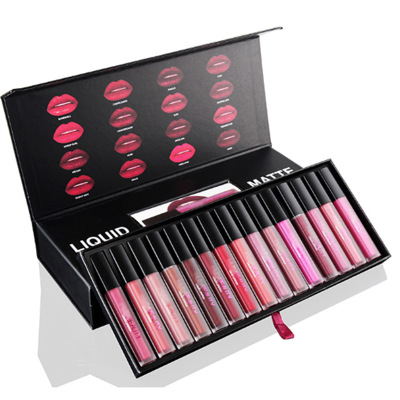 Long Lasting Waterproof Lipstick 16 Gift Box Lip Gloss