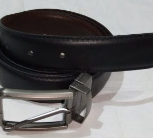 Buffalo Black Leather Plane Belt