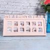Favomoto Milestone Moments Months Nursery Gifts Show Baby Style Decor Memories Boys & Girls Year Newborn Birthday Infant Photograph Inch Holds For Mom Rahmen Day Memorable