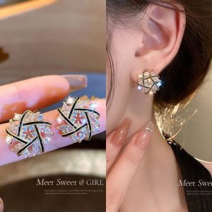 Korean Crystal Earrings