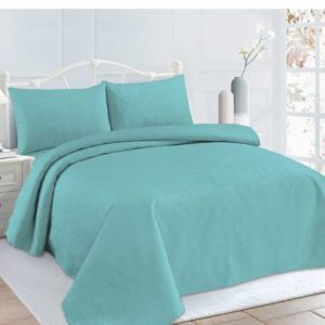 Luxury Bedspread Cotton Fully Quilted & Ultra Sonic Embossed