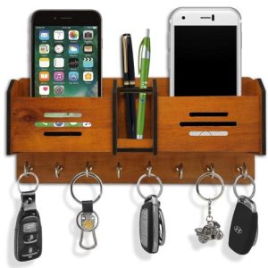 Brown Wooden Key Holder: Enhancing Your Home Decor with Elegance Special Offer 30% Off