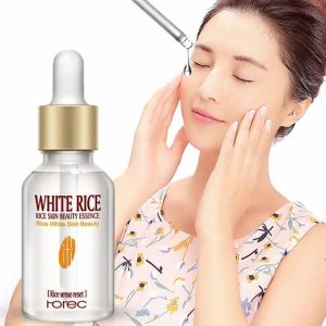 Rorec Collagen White Rice Face Serum Infused With Hyaluronic Acid Essence For Por
