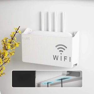 Router Storage Box Wall-mounted Plastic Cable in pakistan