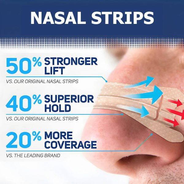 Breath Nasal Strips Works Instantly to Improve Sleep Reduce Snoring and Relieve Nose Congestion